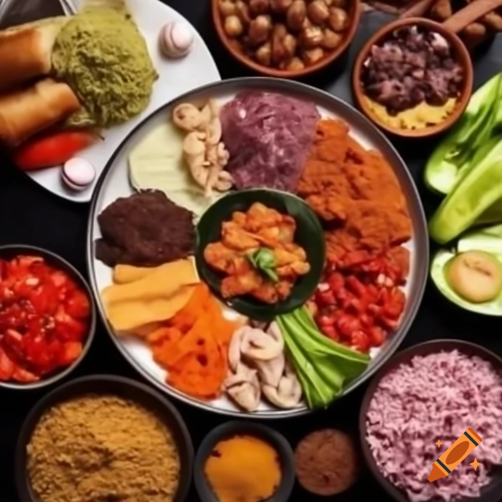 Vibrant vegan soul food spread showcasing plant-based comfort and flavors