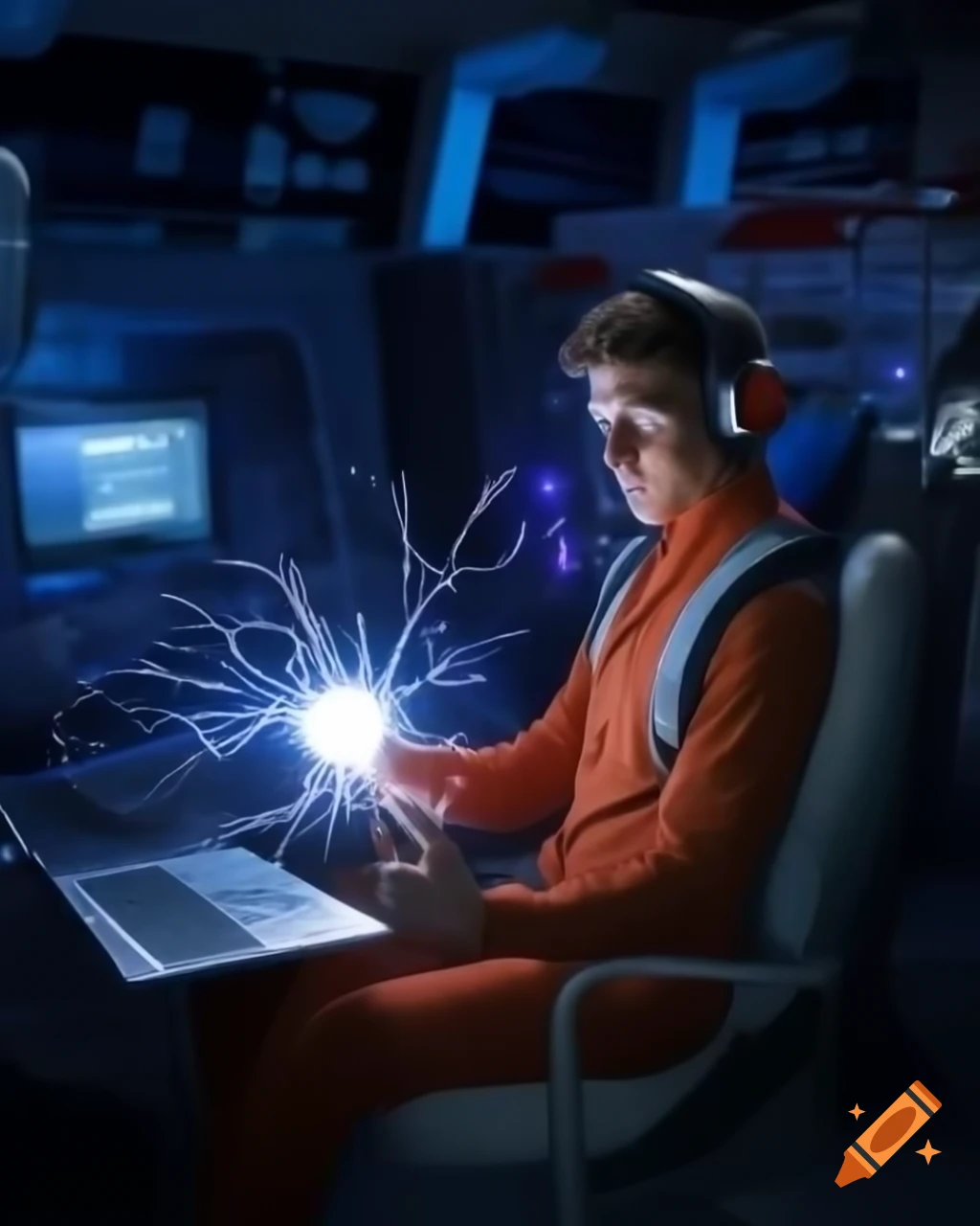 Digital recreation of theremin and plasma ball in a virtual space