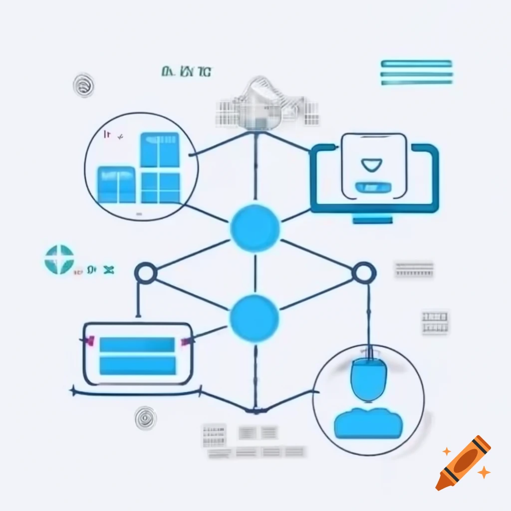 Flowchart illustrating AI-powered inventory system process from data input to demand forecast