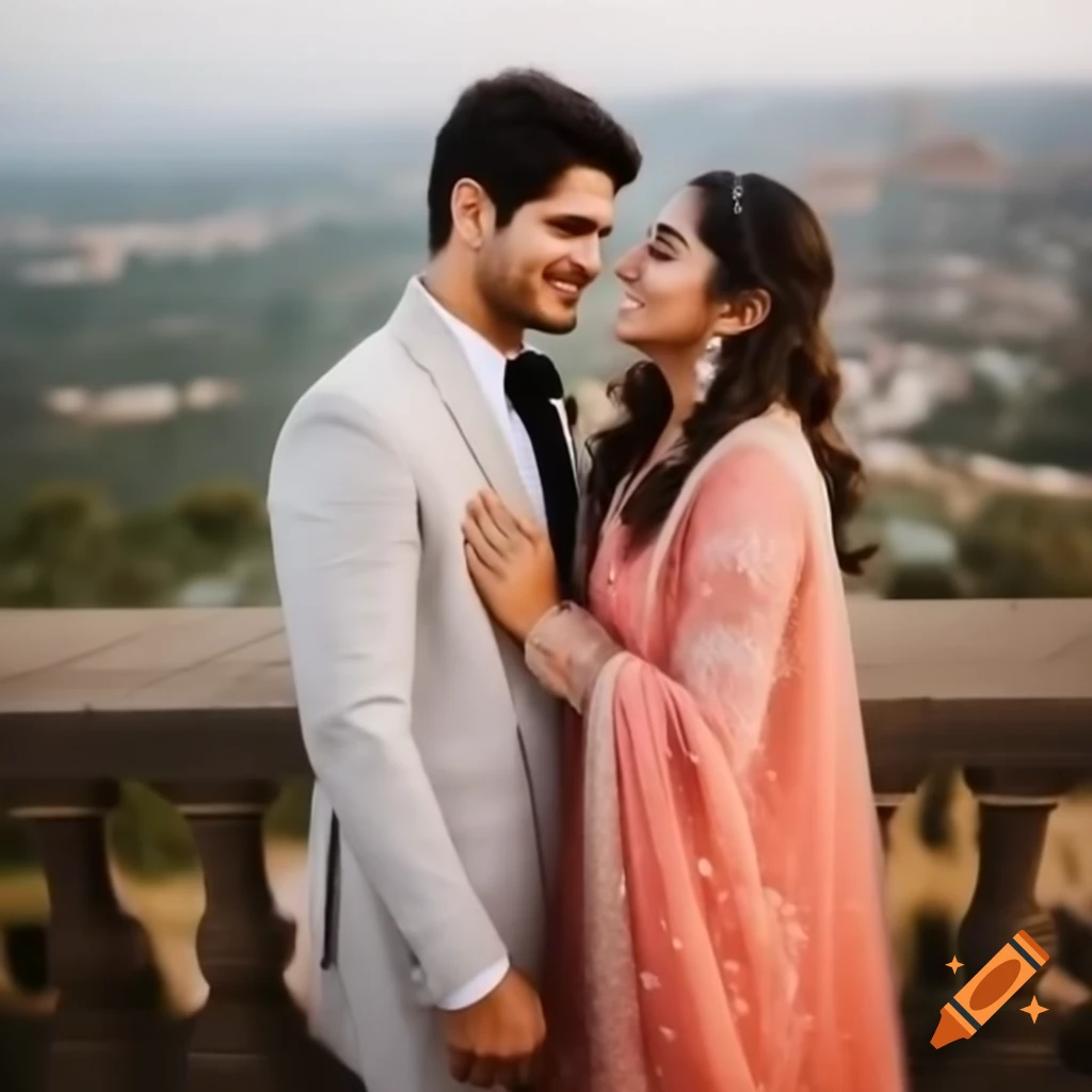 Wedding photos of couple in various poses and locations, capturing special moments