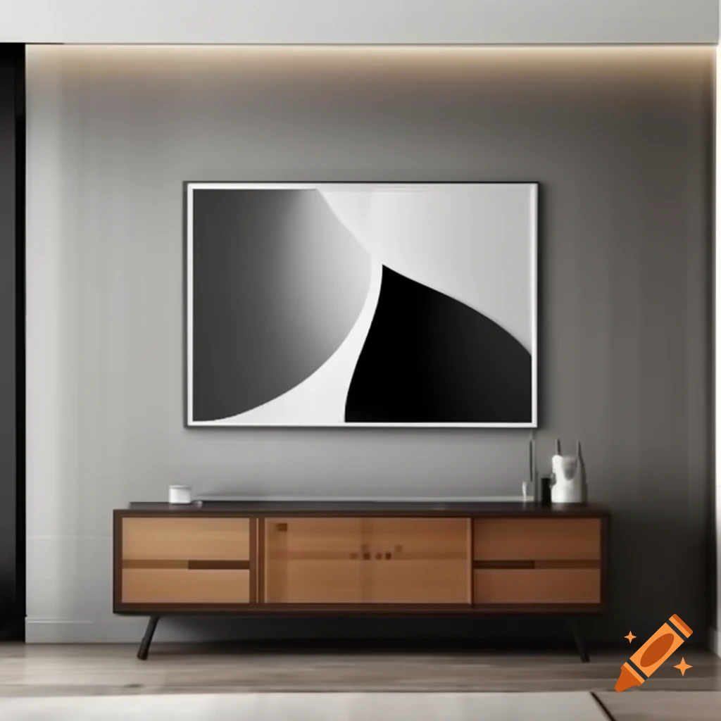 Retractable stairs in modern, well-furnished rooms