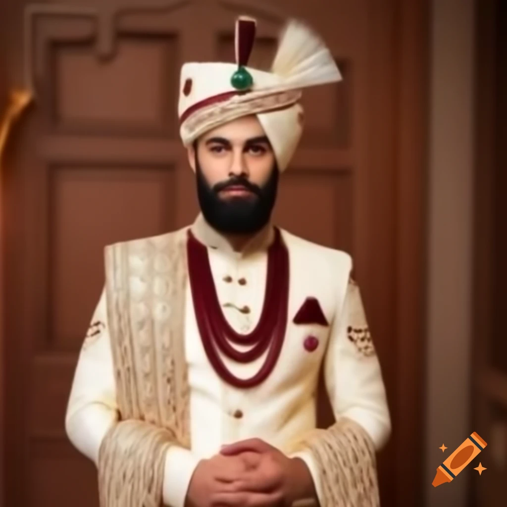 Dulha groom with athletic build and tall stature