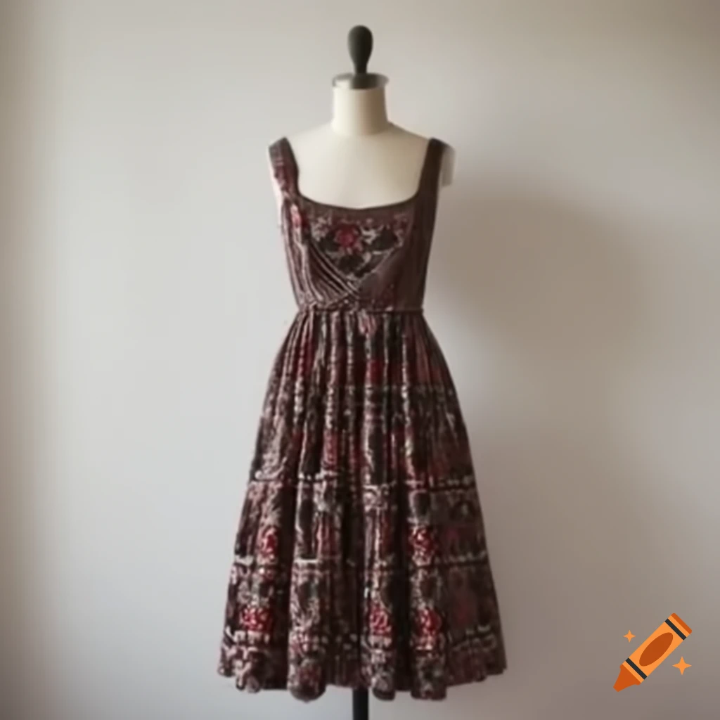 Sundress displayed on a mannequin