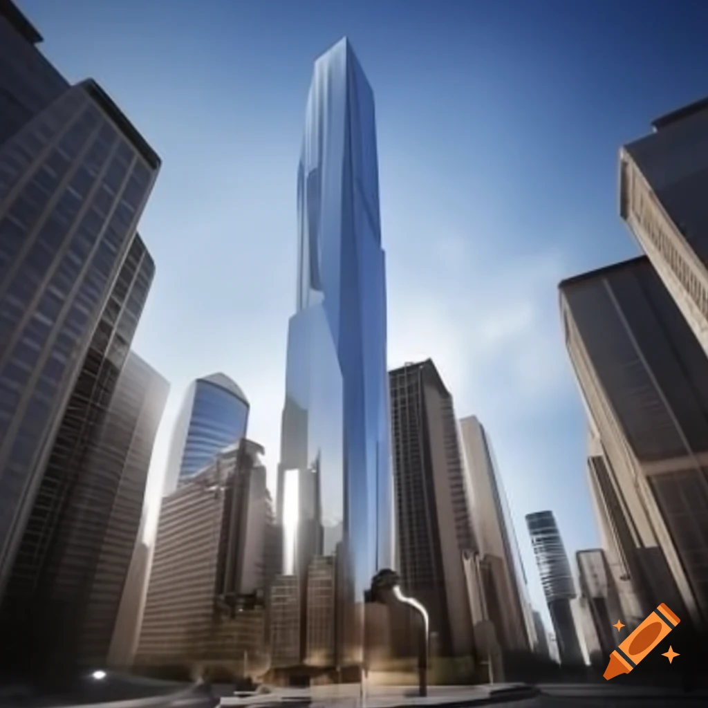 Impressive skyscraper with 300 floors