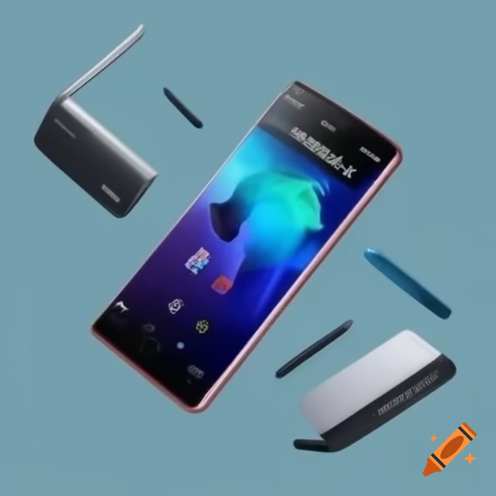 Samsung smartphone showcasing modern technology and sleek design
