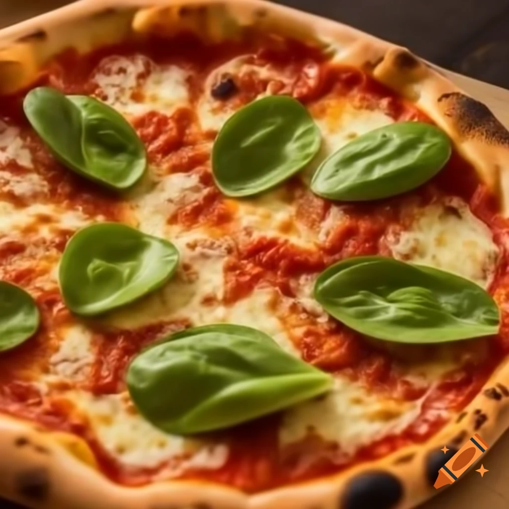 Pepperoni pizza with melted cheese and fresh toppings