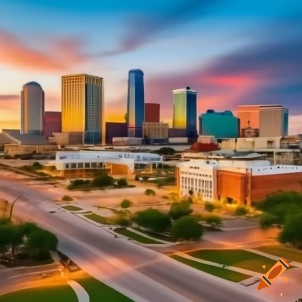 Lubbock, Texas, showcasing urban landscape
