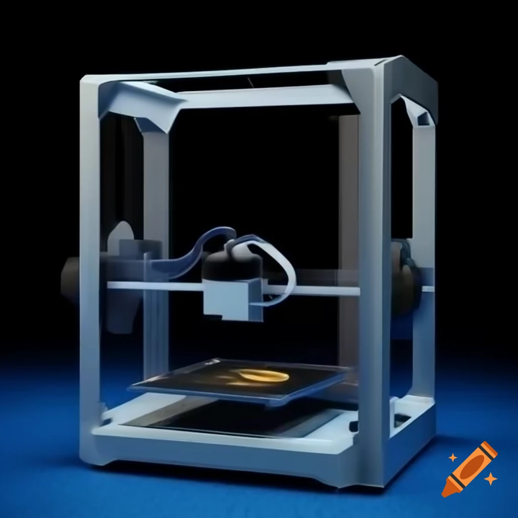 Modern 3D printer showcasing advanced technology
