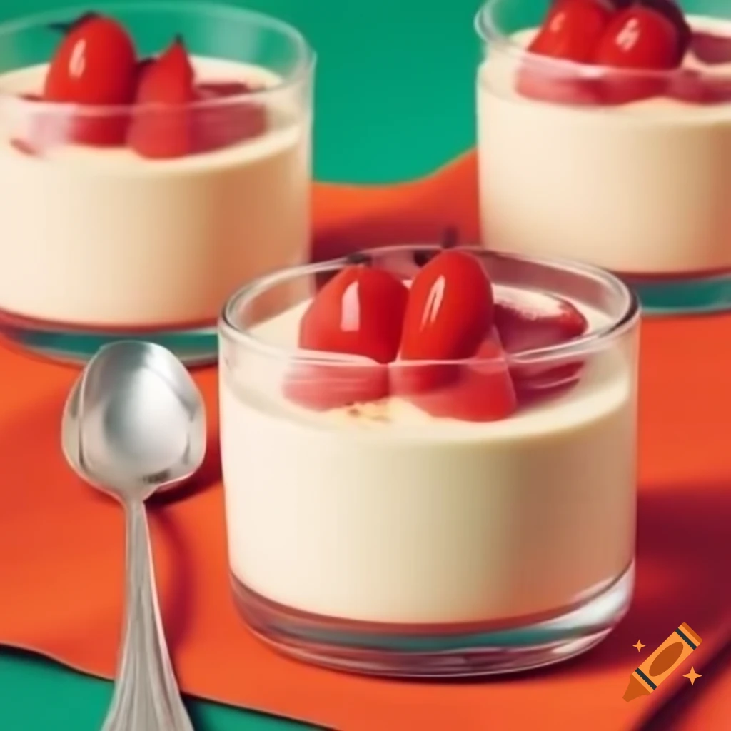 Delicious mousse served on cheese