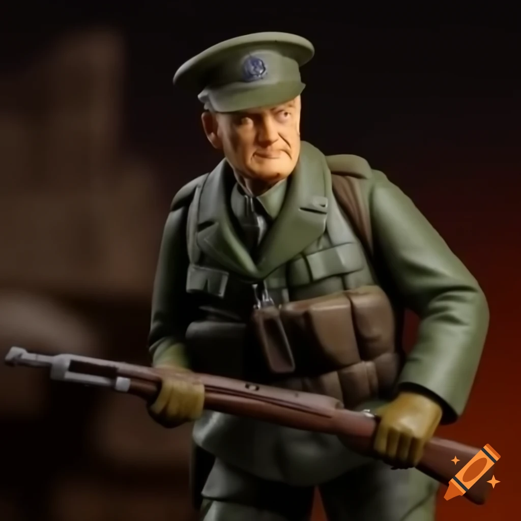 Action figure of Franklin Roosevelt during World War II