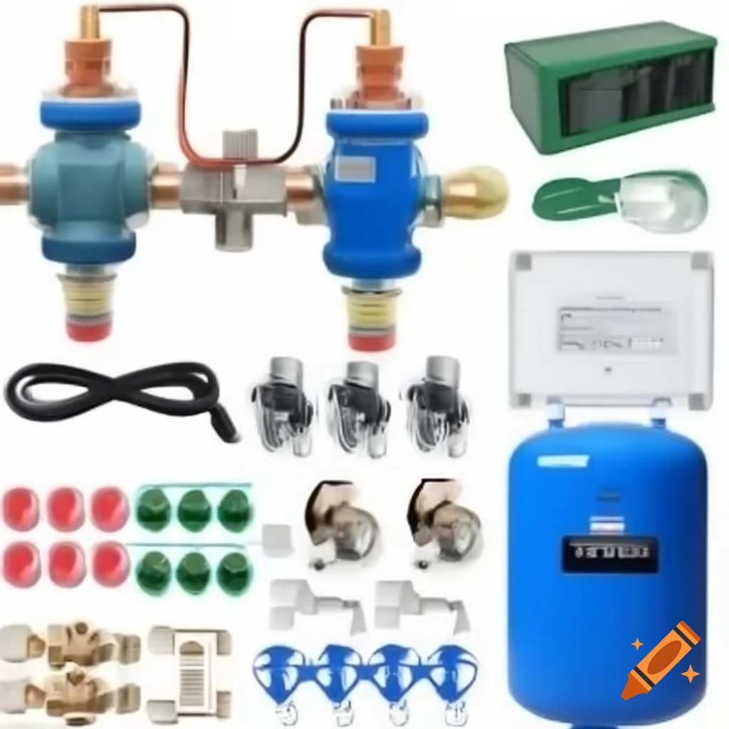 Refrigerator components including compressor, water valves, pumps, and control boards