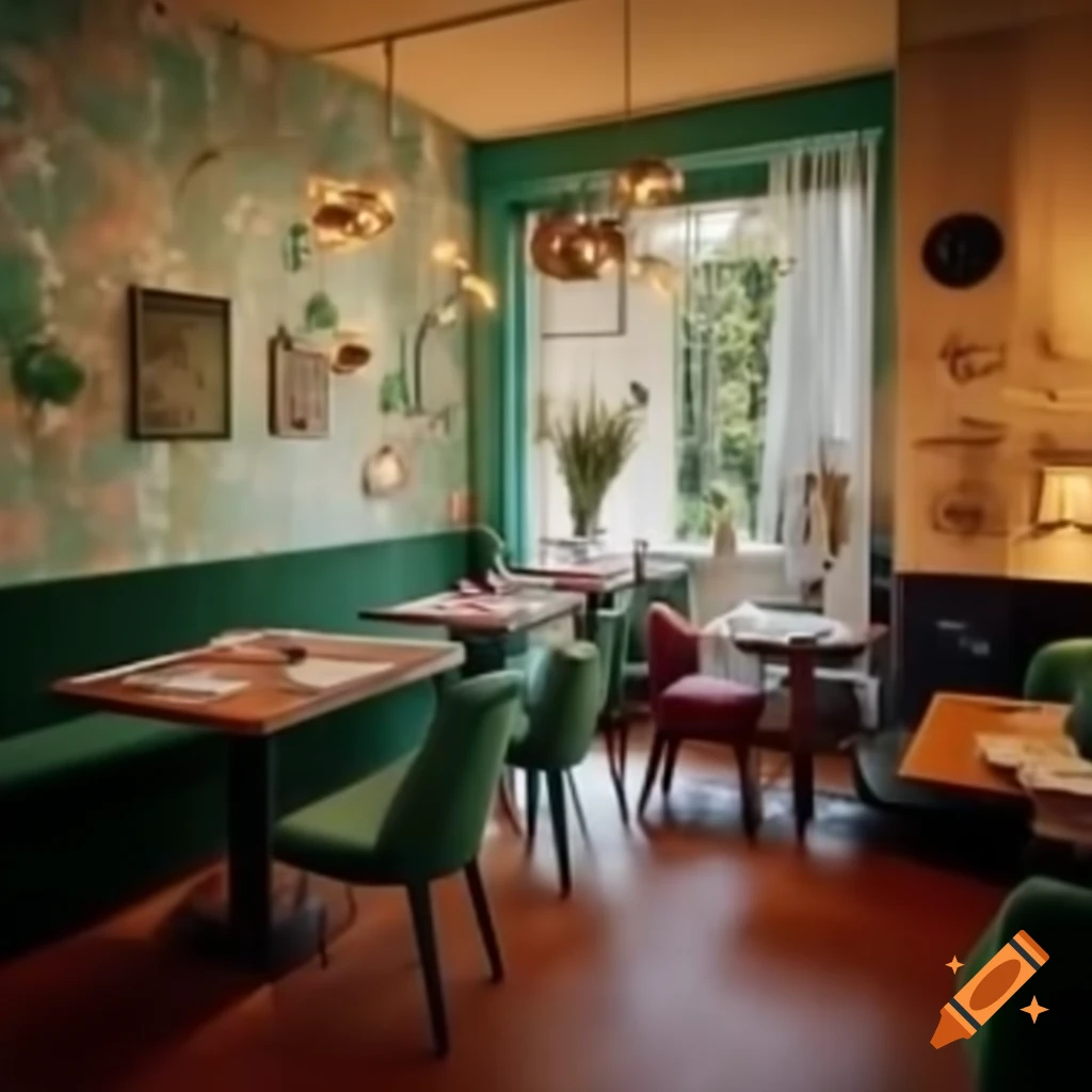Interior decor of a bakery that is also a social enterprise