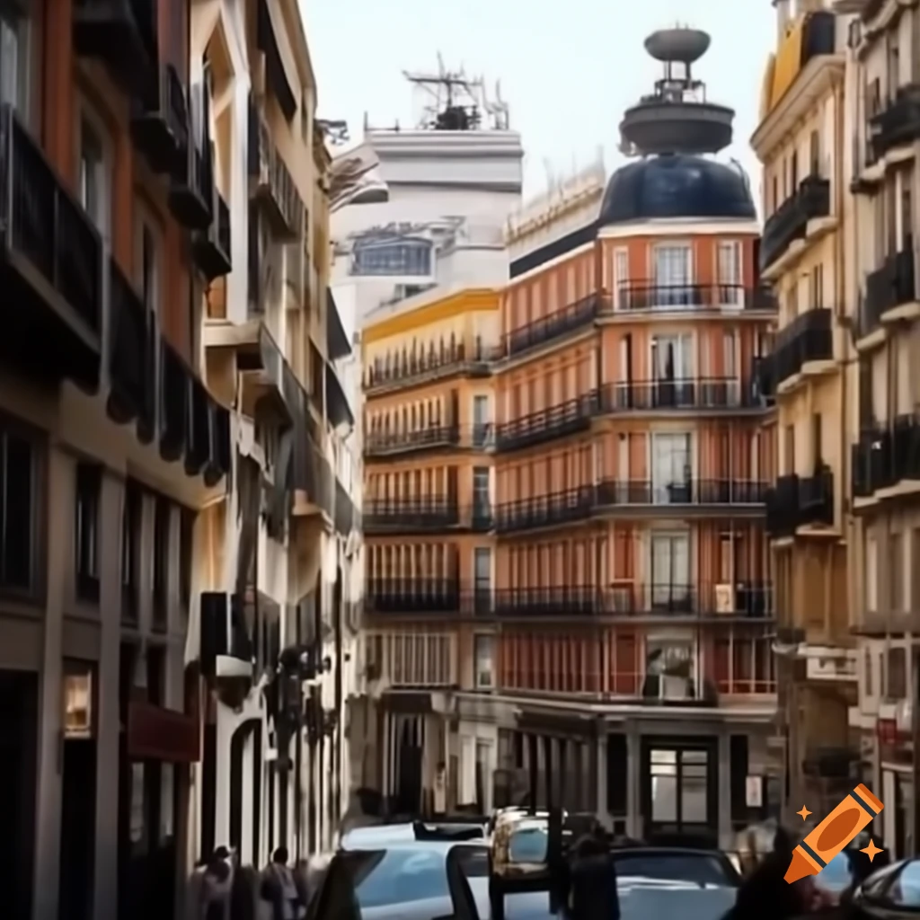Hran street in Madrid