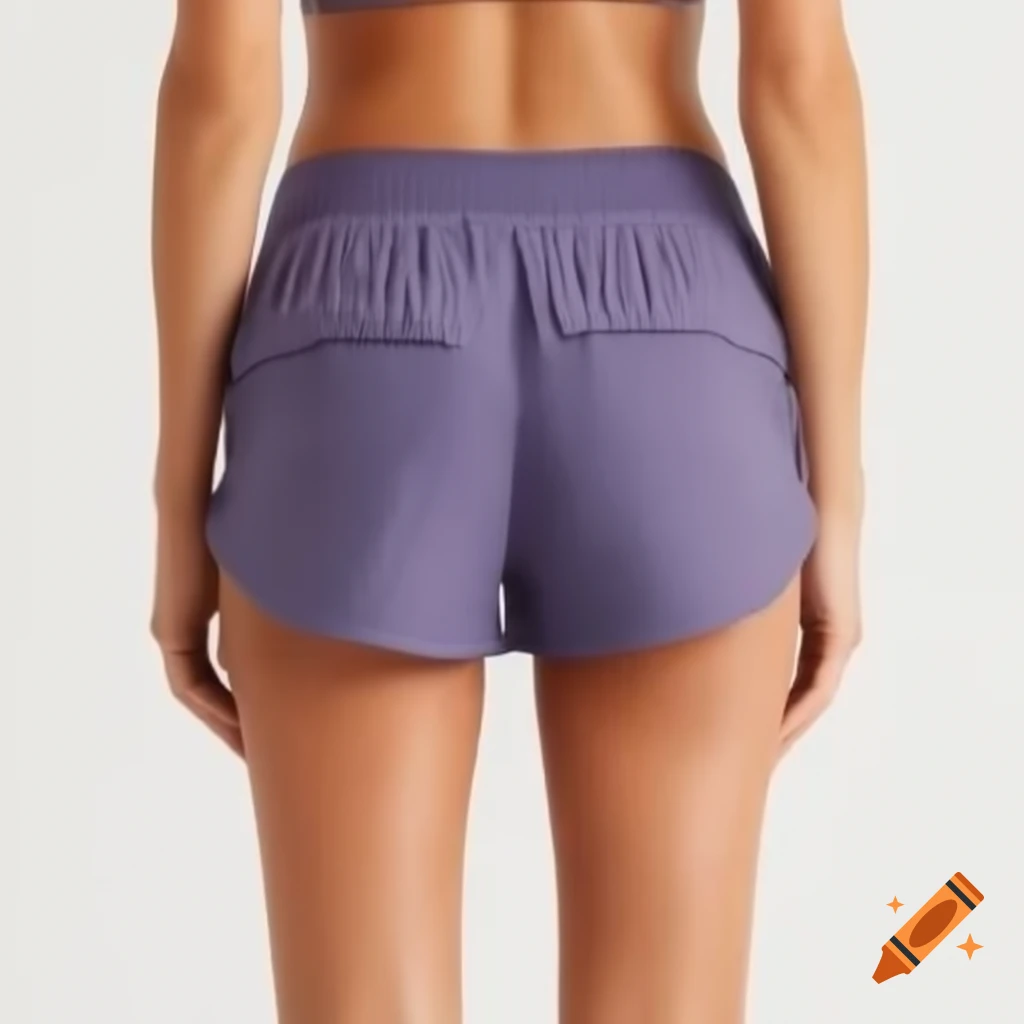 Woman wearing shorts