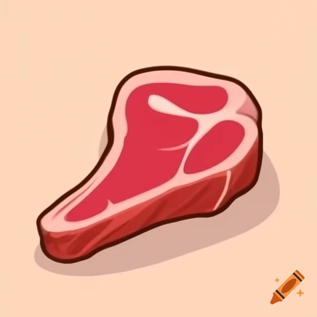 Juicy steak on a plate