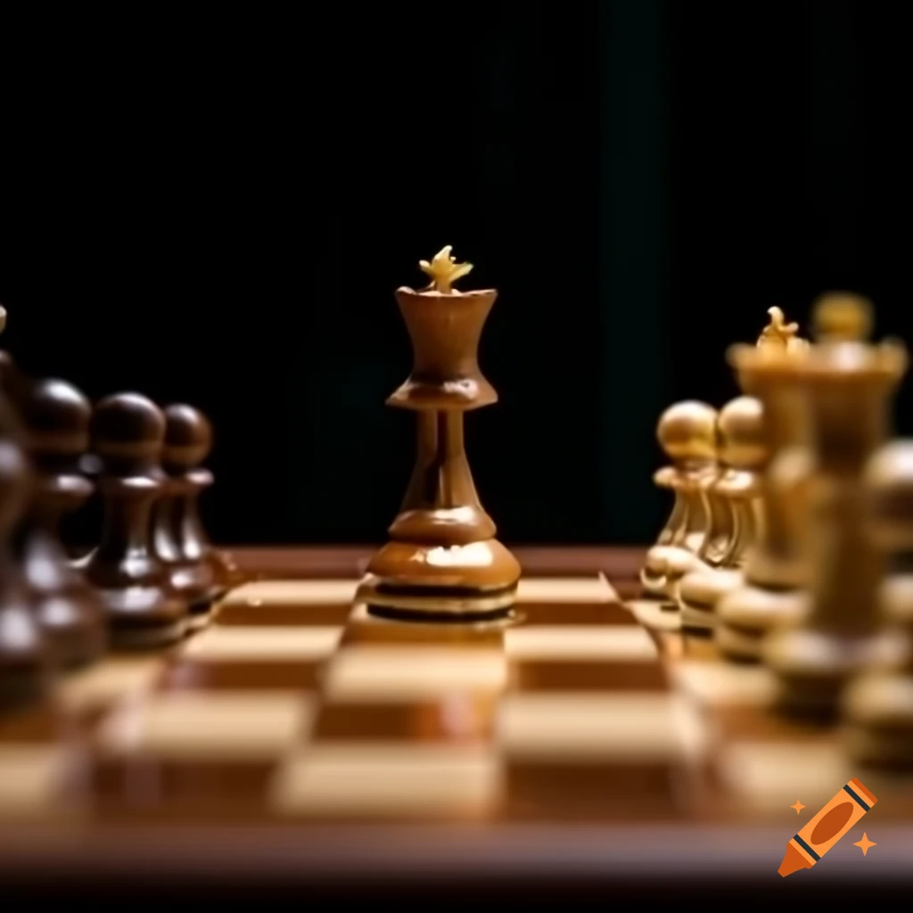 Chess game in progress