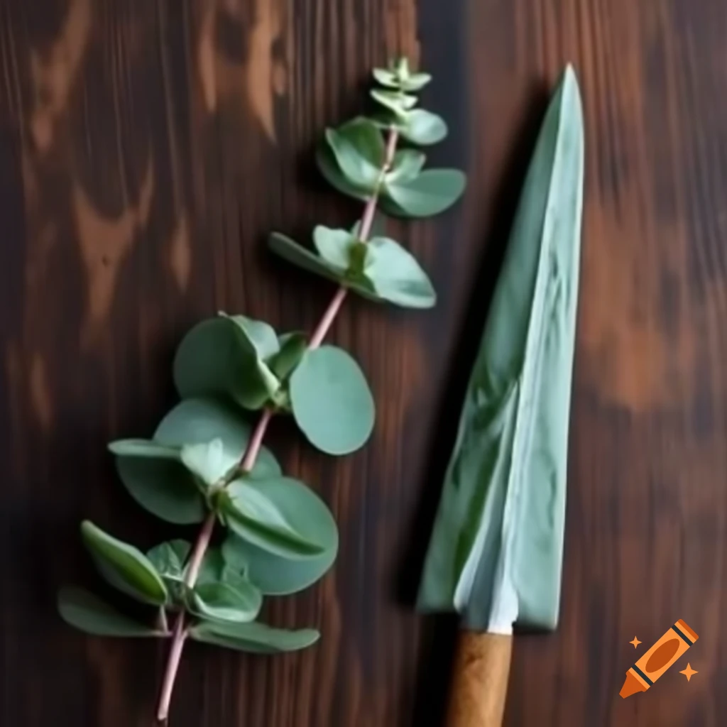 Fresh spearmint leaves alongside eucalyptus