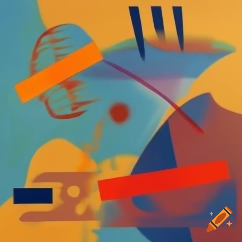 Unique abstract art representing the meek inheriting the earth with unusual materials and colors
