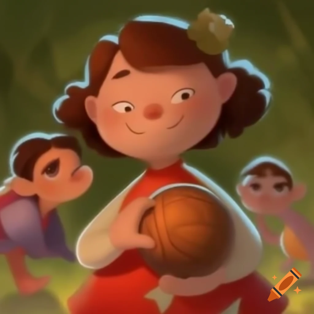 Friends playing Ga-Ga ball with lighthearted arguments