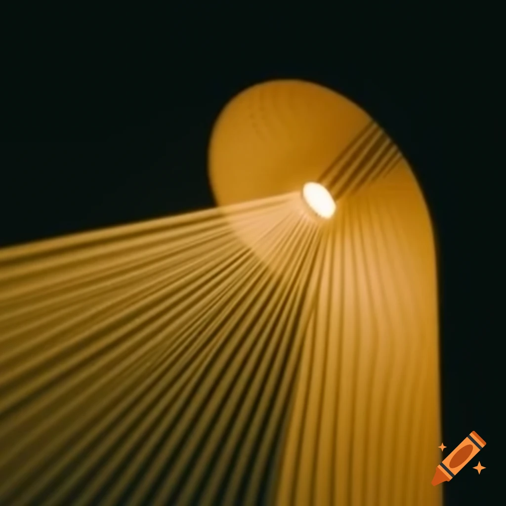 Pinhole light patterns shining through fabric