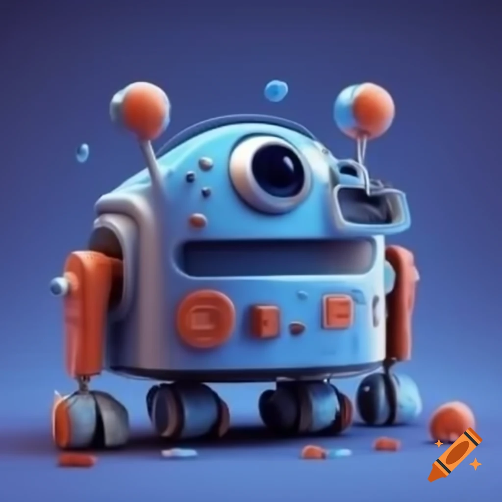 Swing bin robot designed for waste collection
