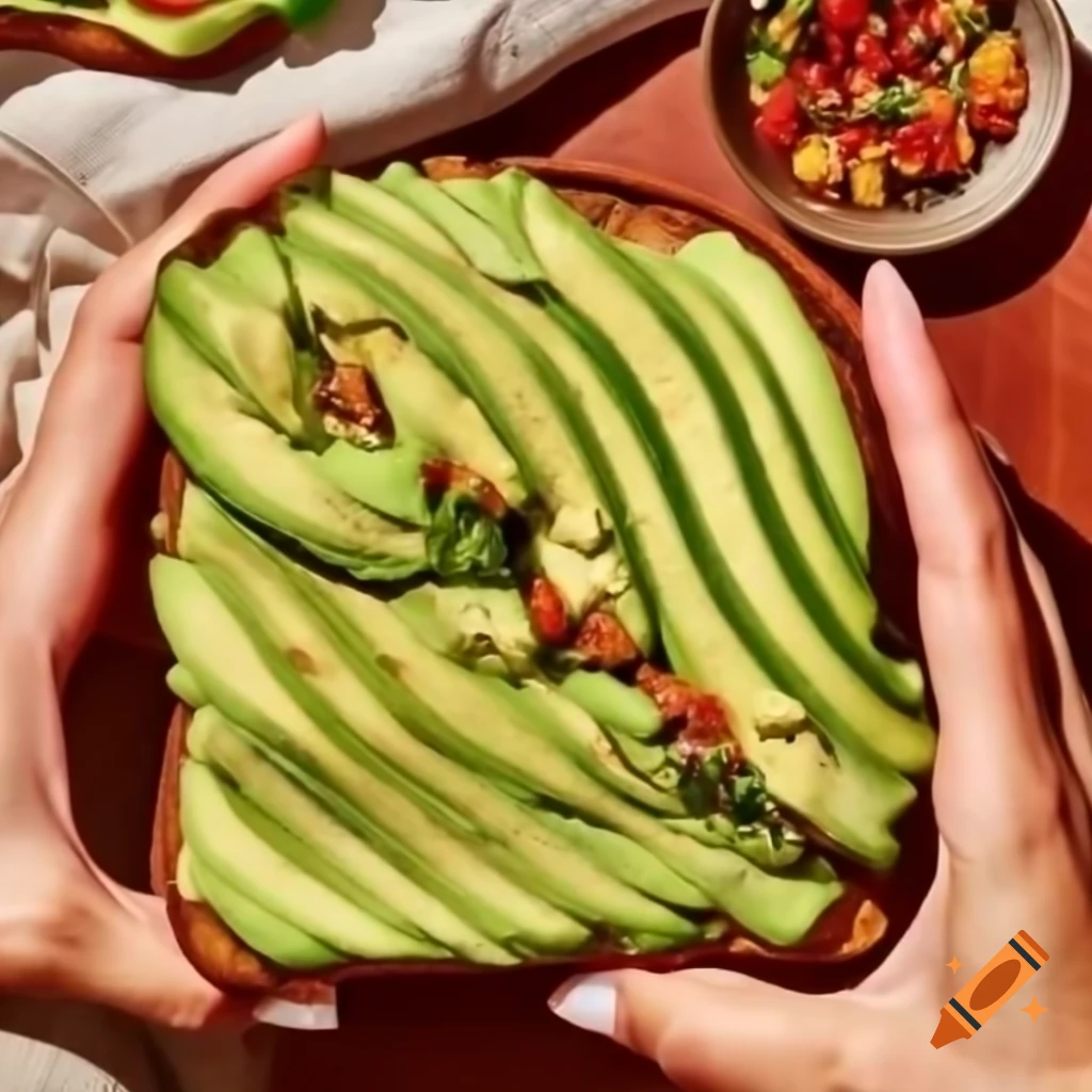 Classic avocado toast with unique toppings