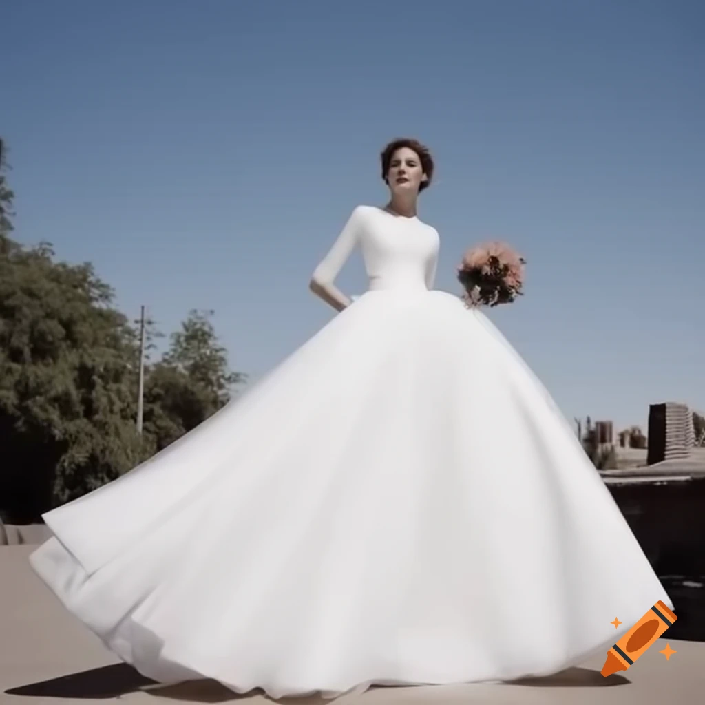 Elegant bridal dress with strapless design and floral embellishments
