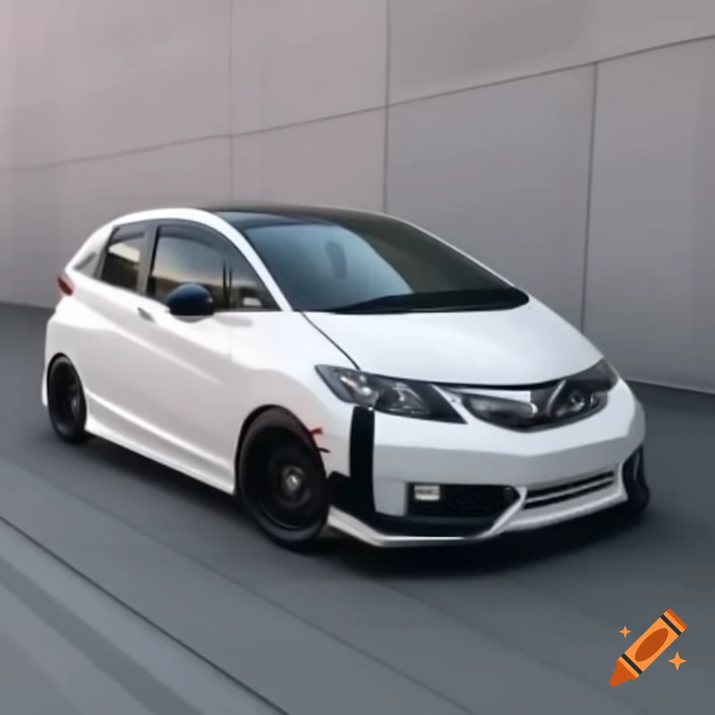 Bicolor white and gray 2015 Honda Fit