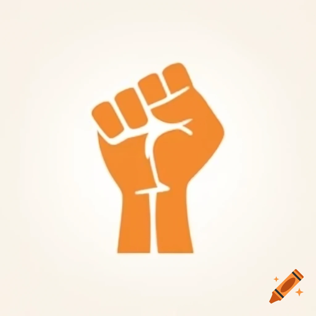 Protest fist logo symbolizing activism and social justice