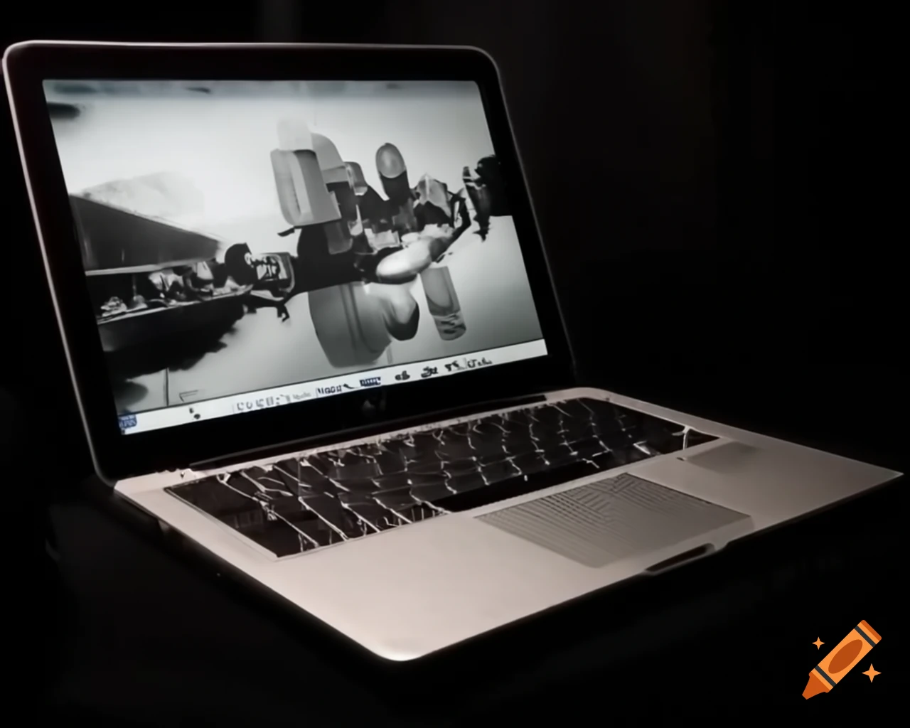 Early 2010's laptop design featuring modern technology