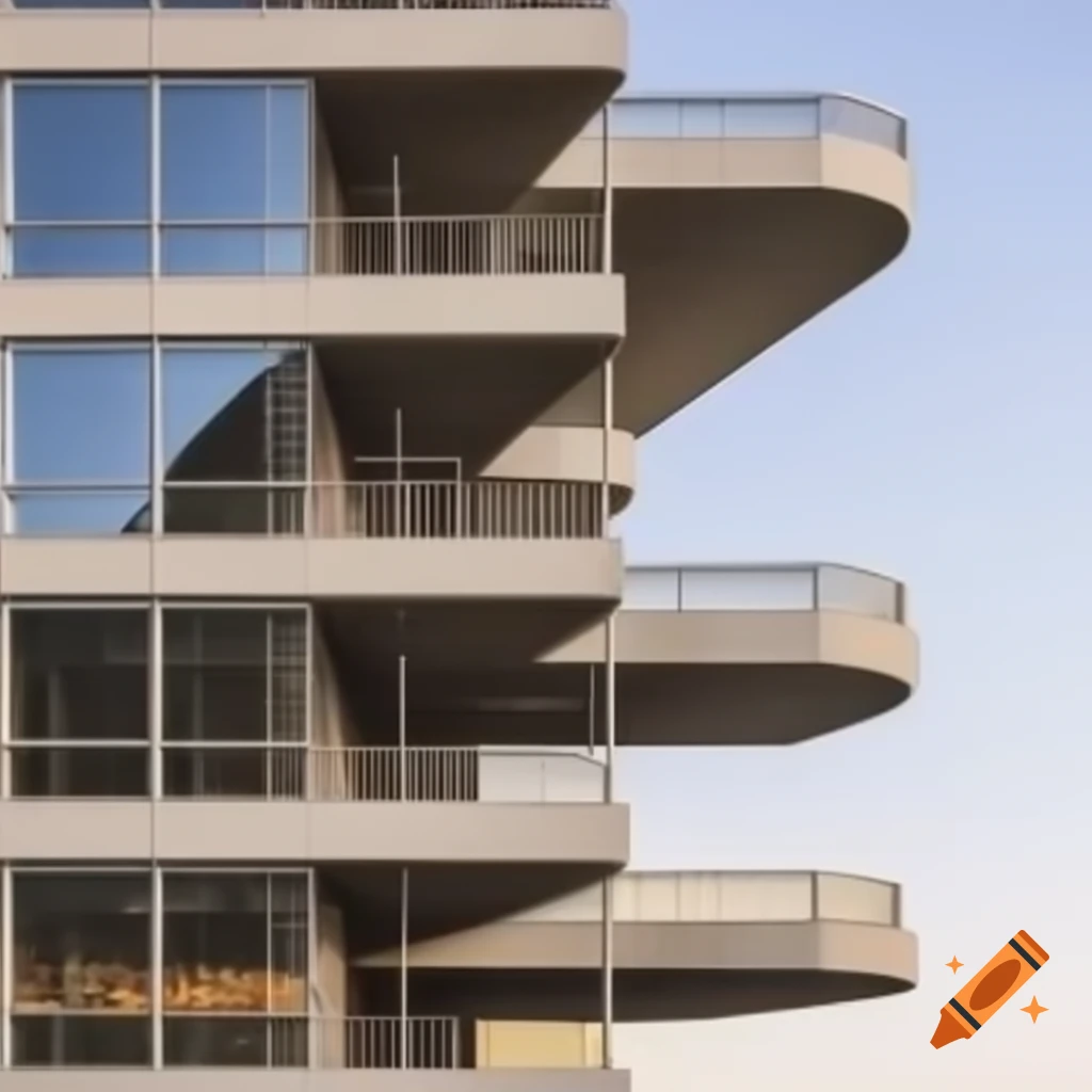 Multi-level building with visible interior and no front wall