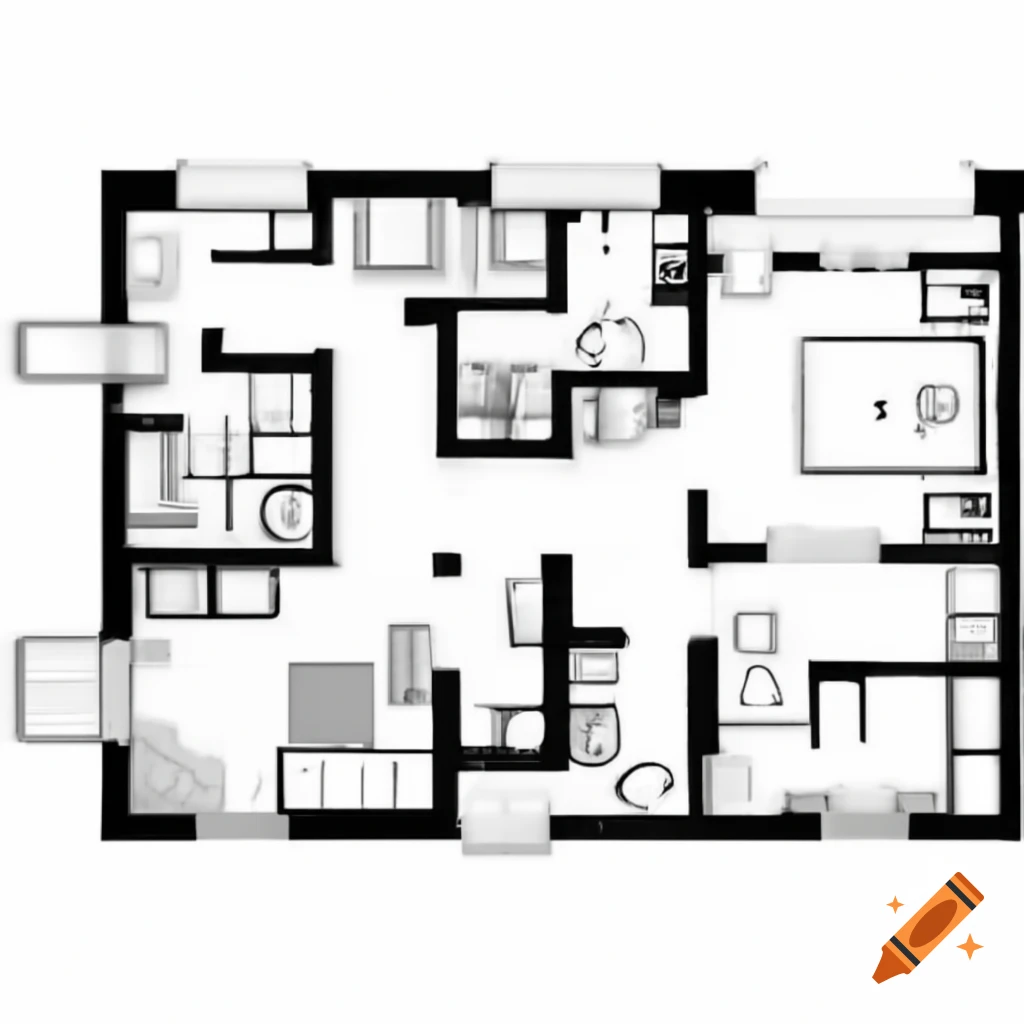 Floor plan design of a typical Filipino house