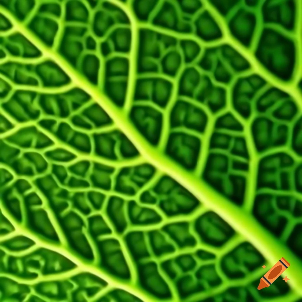 Close-up of green leaf showing visible veins