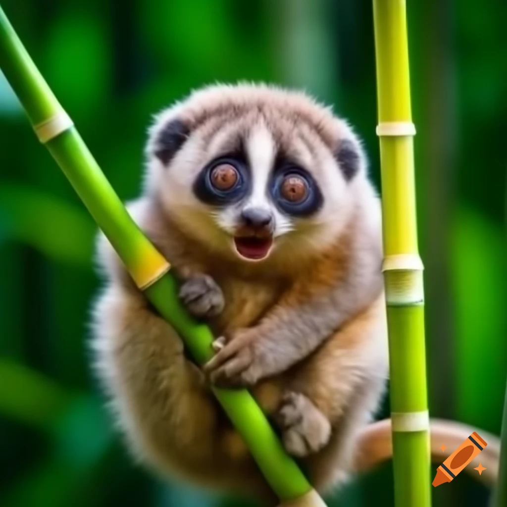 Panda eating bamboo in China