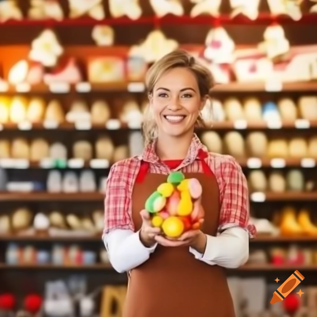 Joyful smile promoting Easter holiday