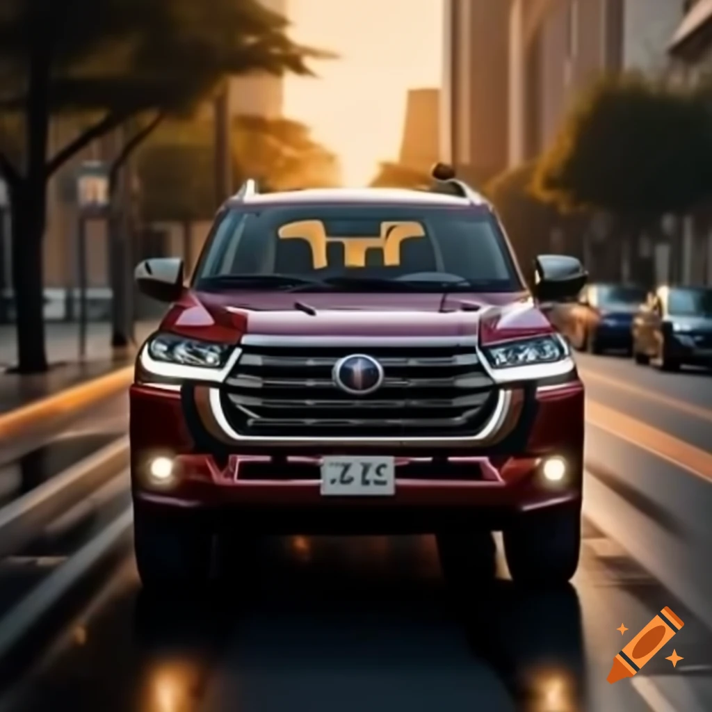 【超特価sale開催】  Hyper-realistic parked ZX Cruiser Land Toyota 2020 of photo 常緑樹