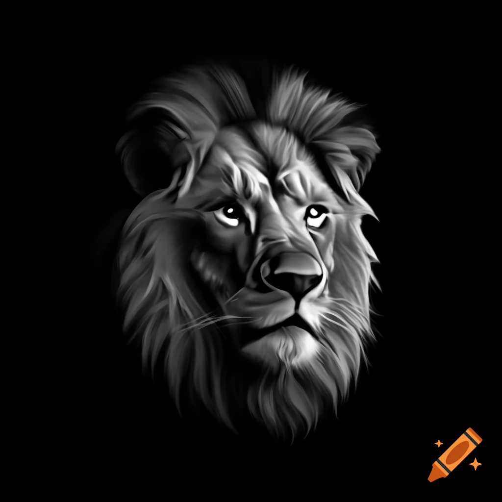 Digital illustration of a majestic lion inspired by the Lion of Judah, featuring bold lines and a brave expression