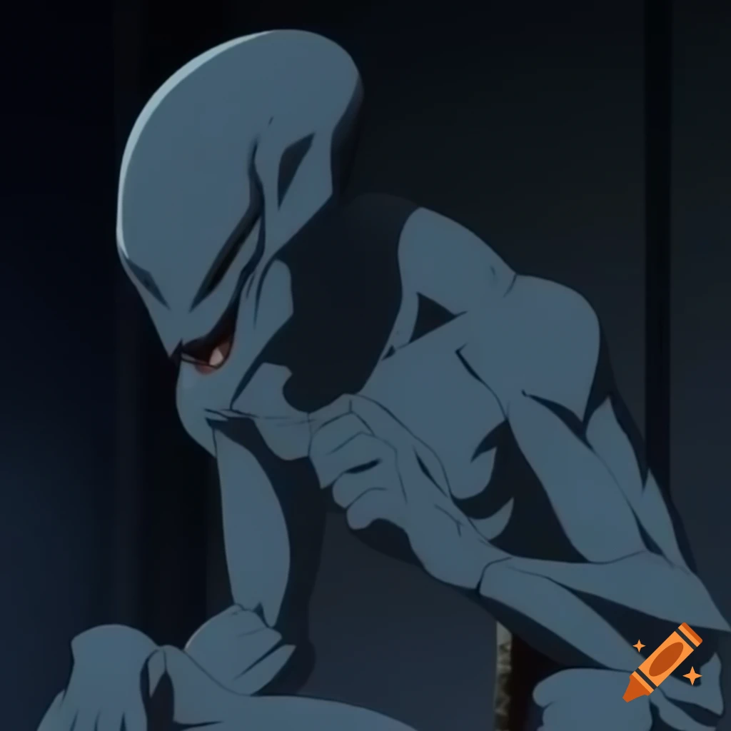 Humanoid elder malevolent alien from 80-90's anime OVA