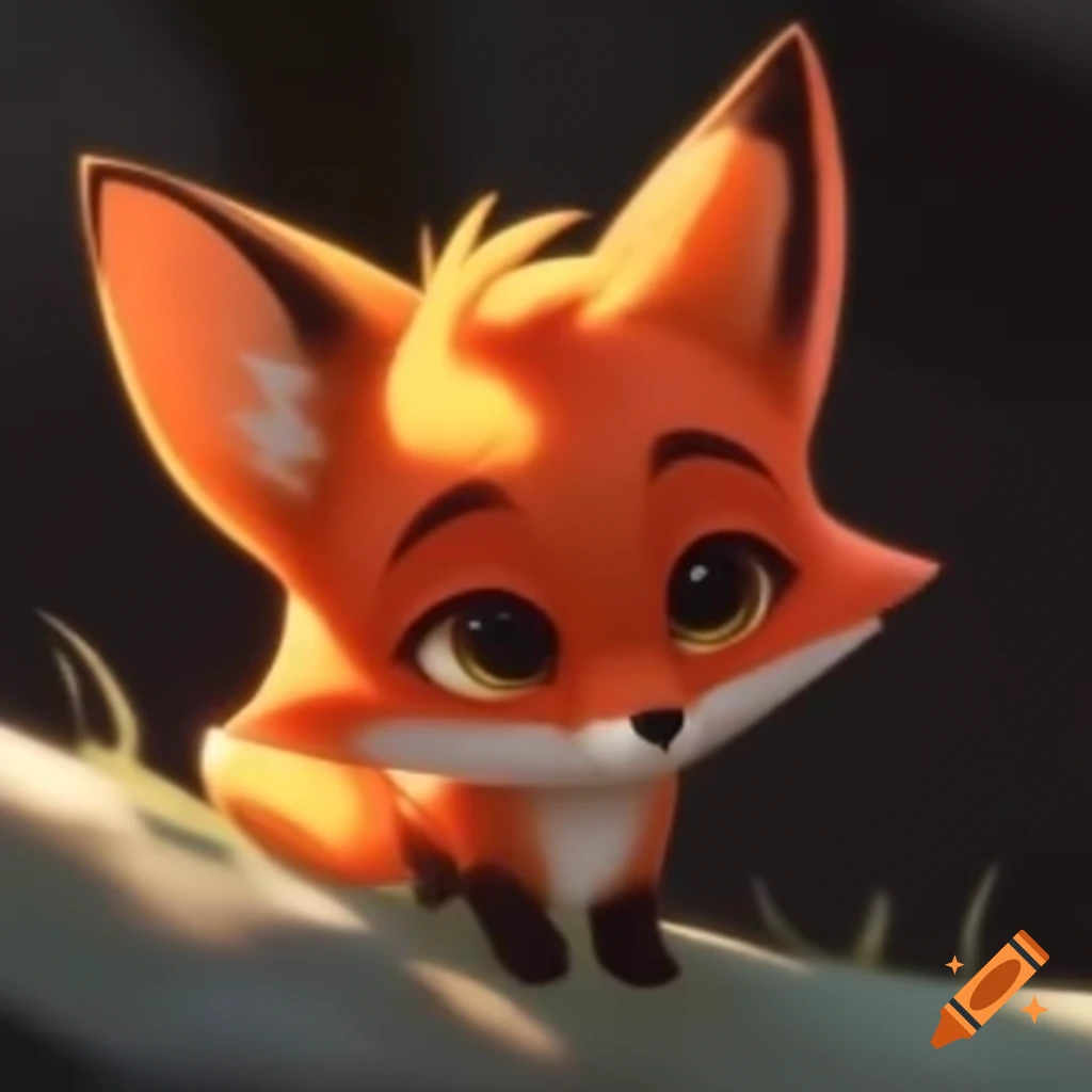 Stylized design of a fox