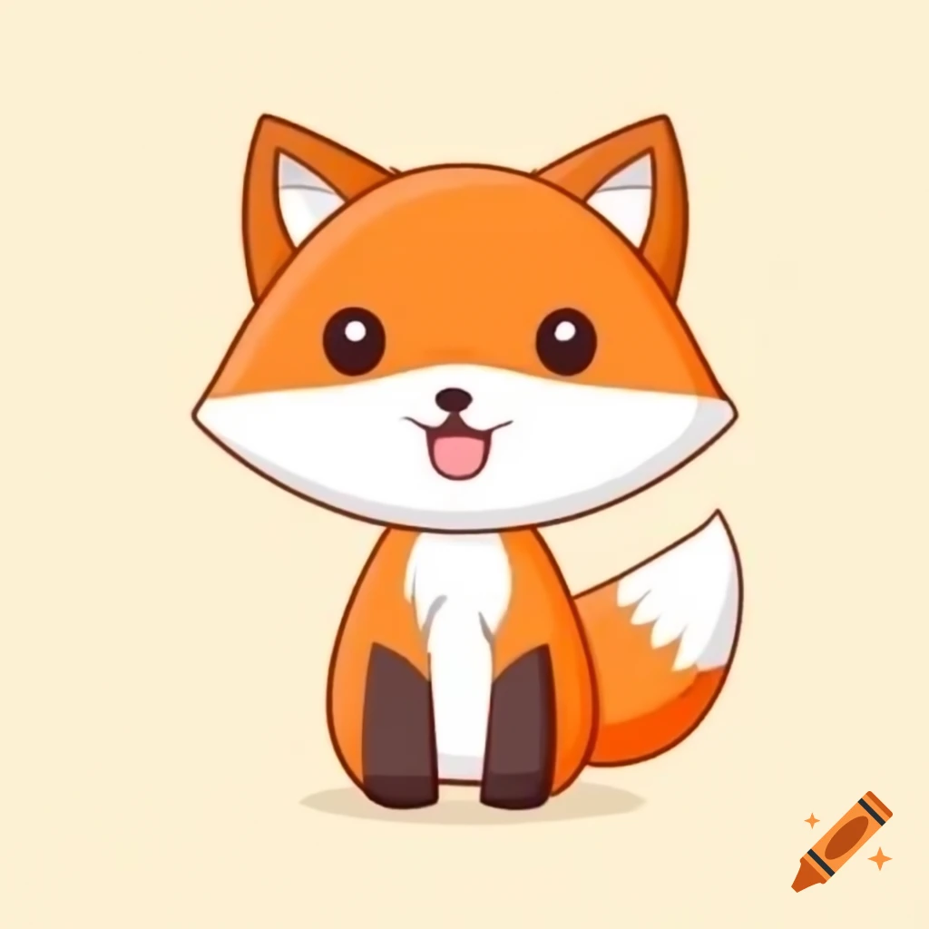 Cute fox in a natural setting