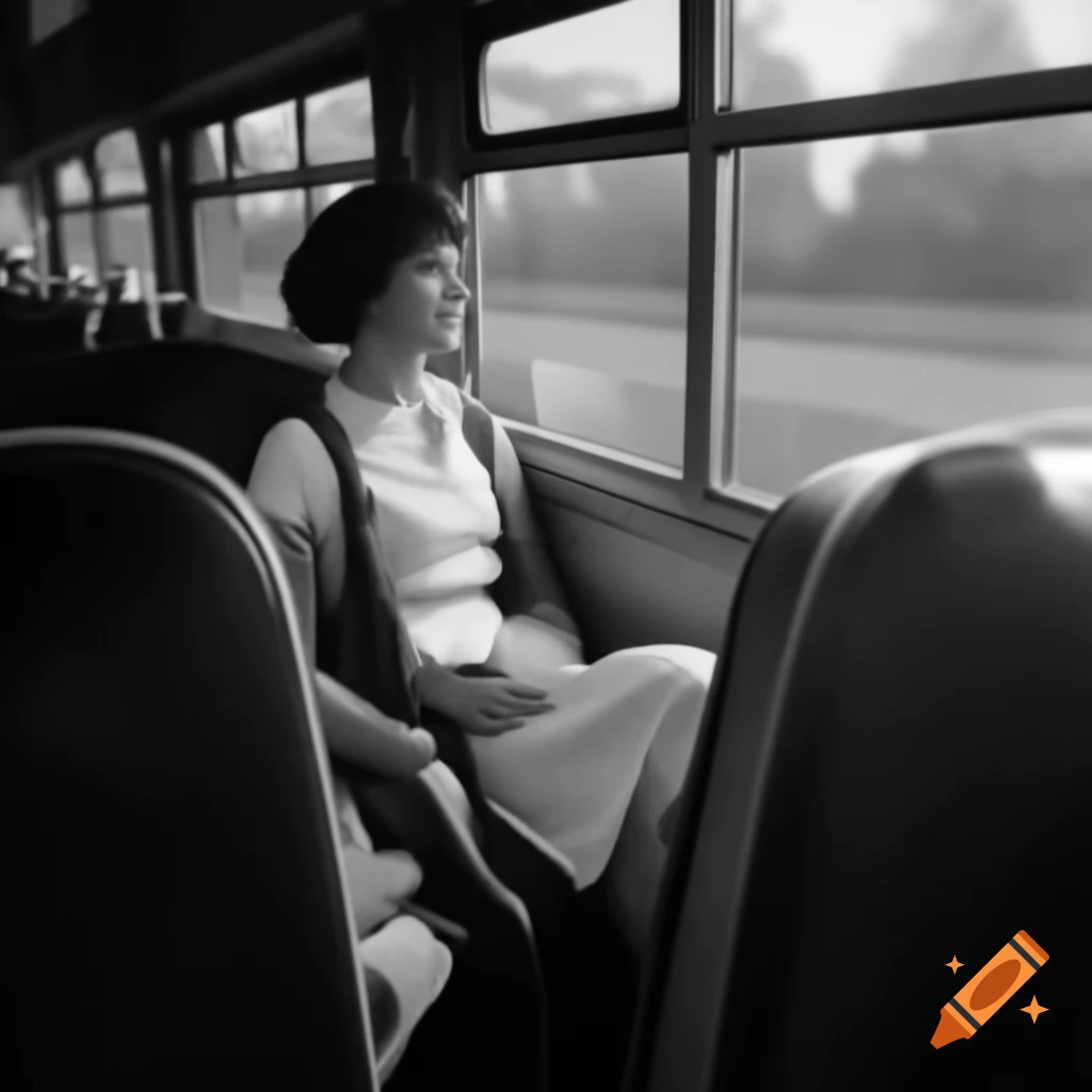Bus driver gazing affectionately at a girl sitting on the bus