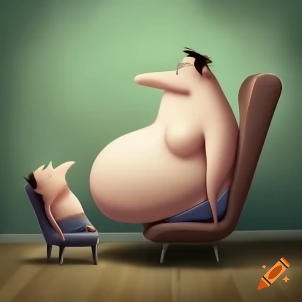 Family dynamic with mom and dad discussing weight issues