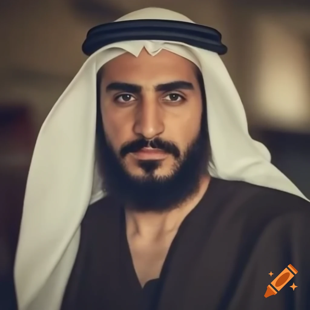 Realistic portrayal of Jordanian man