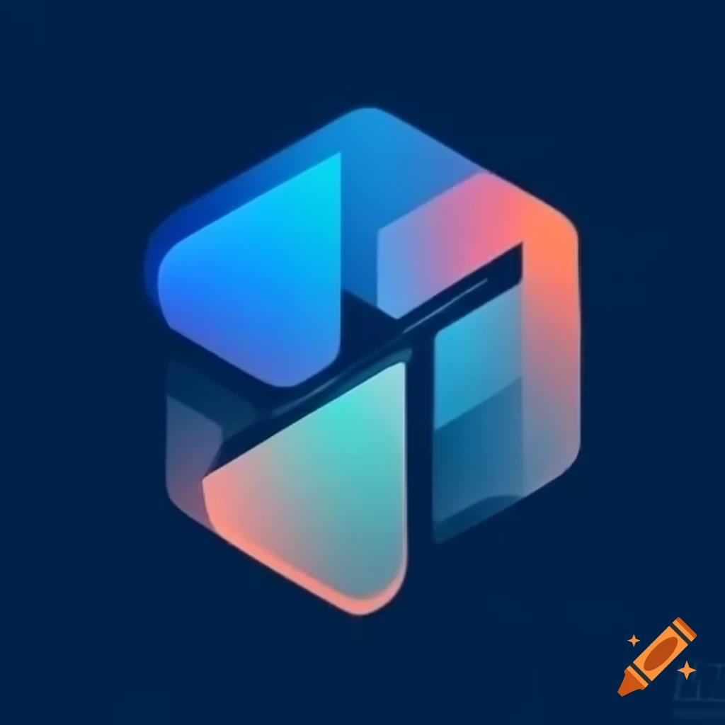 Pixelated logo for media center application