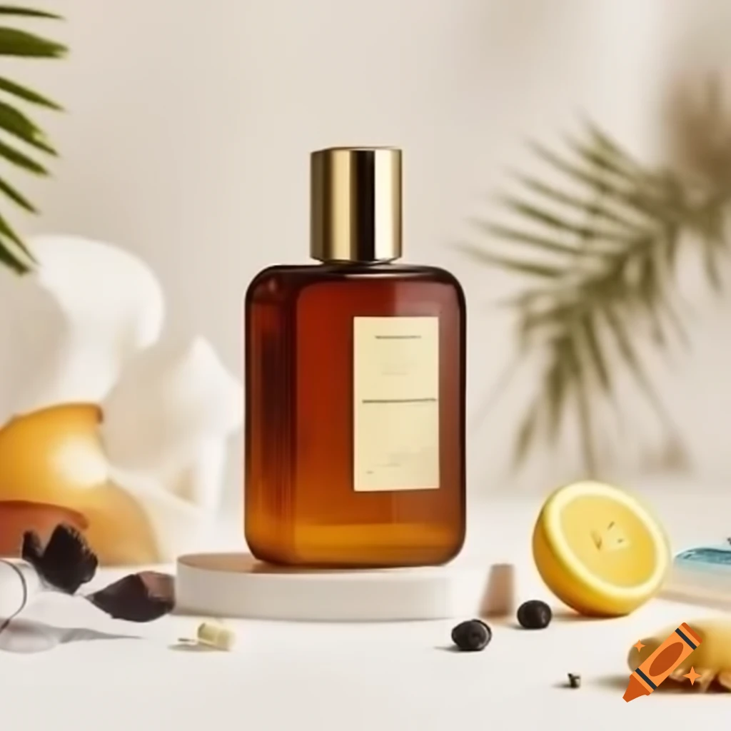 Summer men's perfume bottle design inspired by 'Stronger With You'