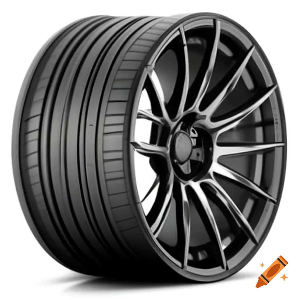 2018 black Mercedes Sedan with 245/35 R19 tires on Craiyon