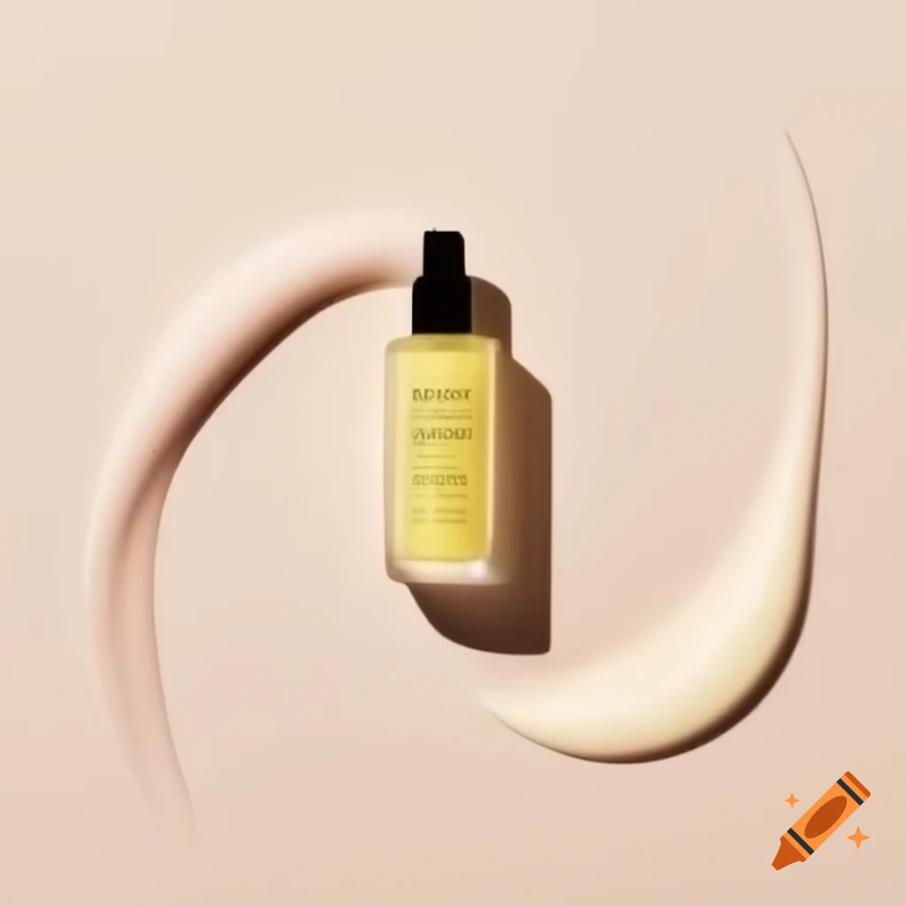 Crystalized glass skincare product labeled 'Auréa Skin'