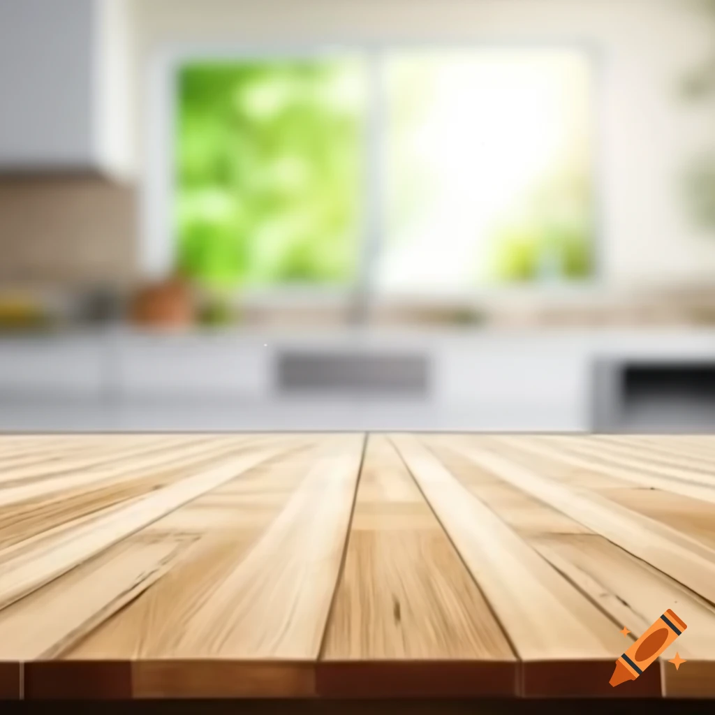 Professional food advertisement background with wooden table and ...