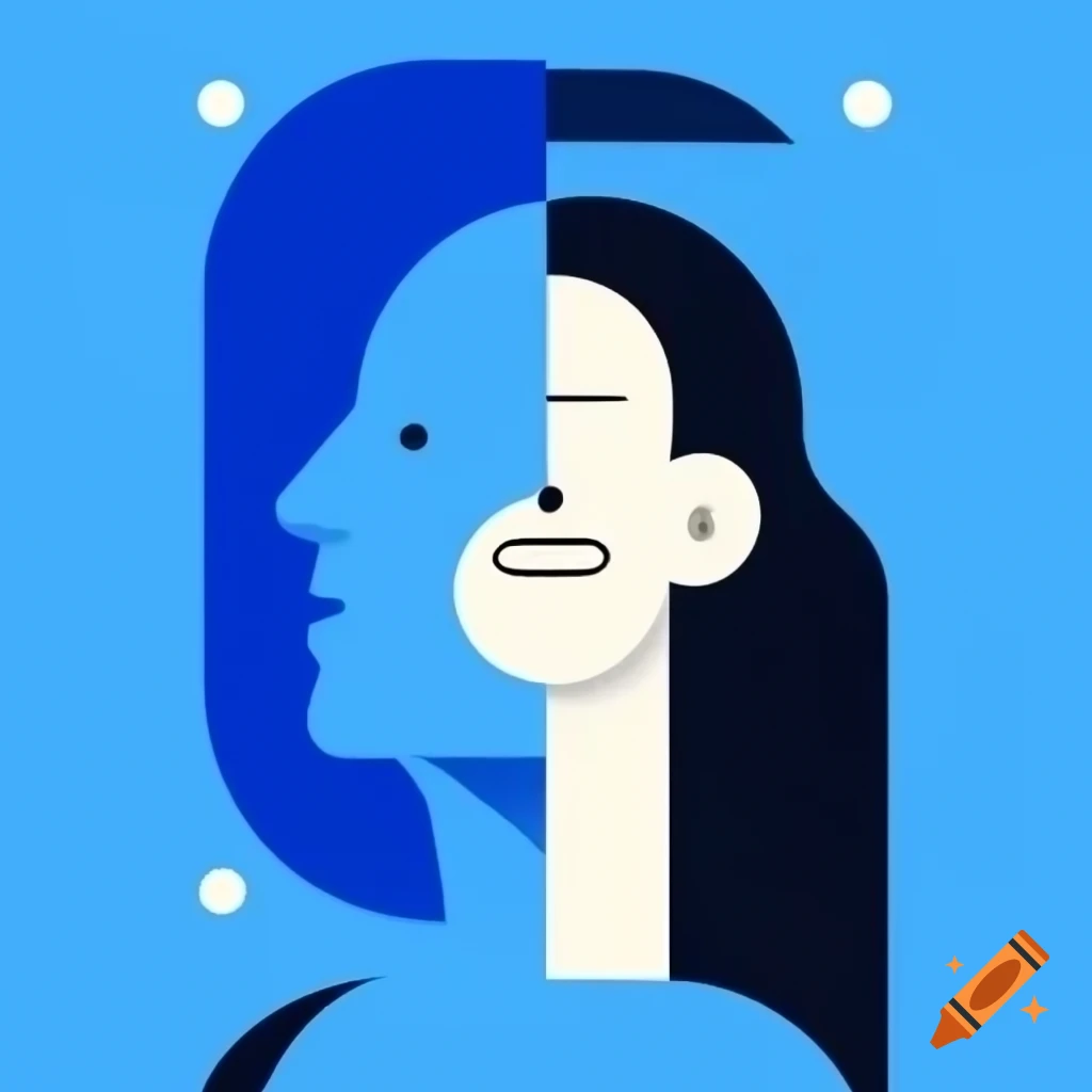 Minimalist telegram profile picture for speech-language channel in blue ...
