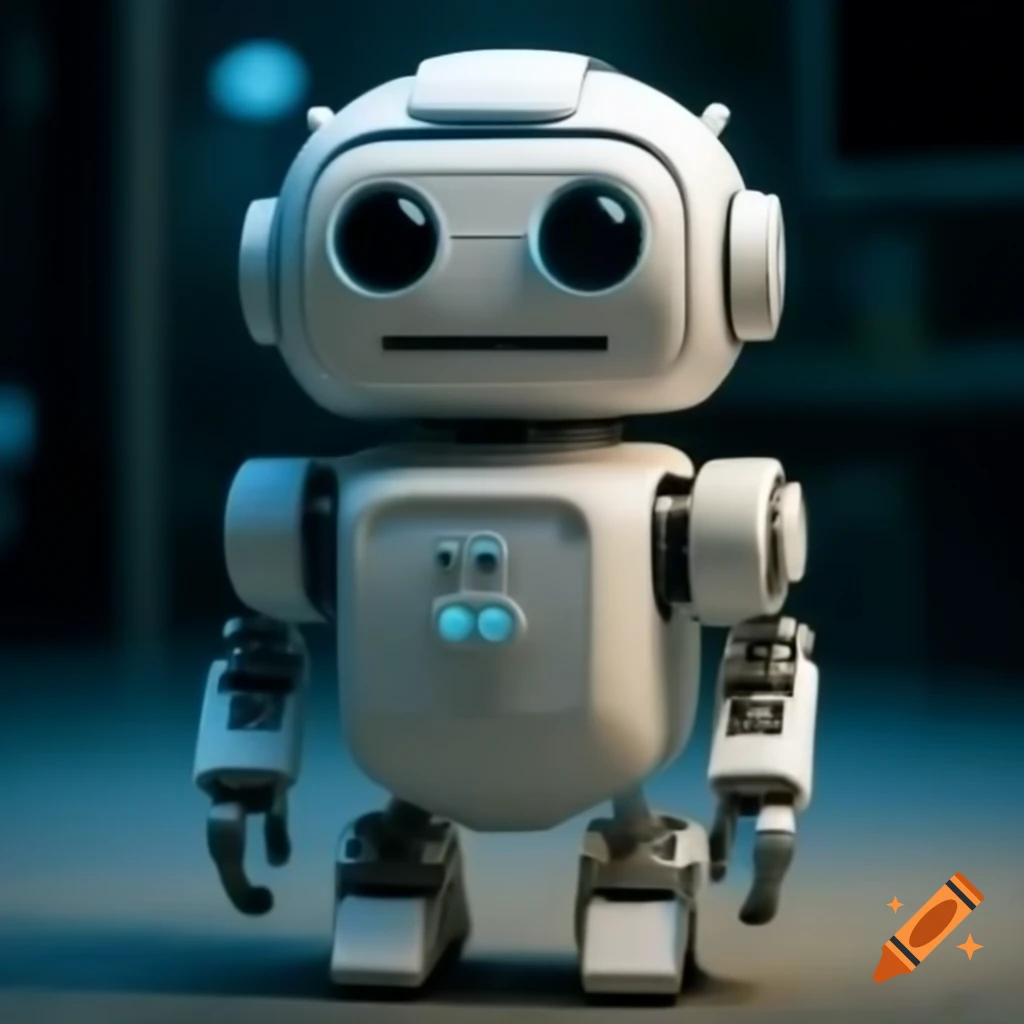 AI Dream Builder robot concept design with buttons and blinking lights showing dream paths like a roadmap